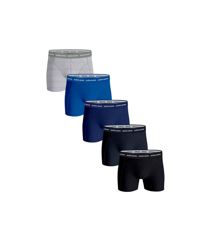 Short 5 pack Cotton Stretch Boxer image number 0