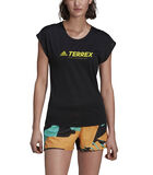T-shirt femme Terrex Primeblue Trail Functional Logo image number 4