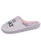 Chaussons Mules Junior Gris Chat image number 0