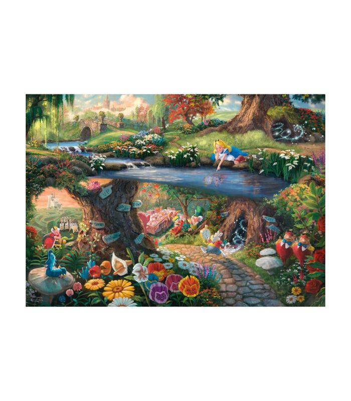 puzzel Disney Alice in Wonderland - 1000 stukjes - 12+ image number 1