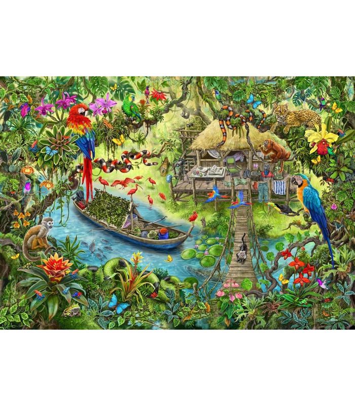 Puzzel ESCAPE KIDS - Jungle image number 1