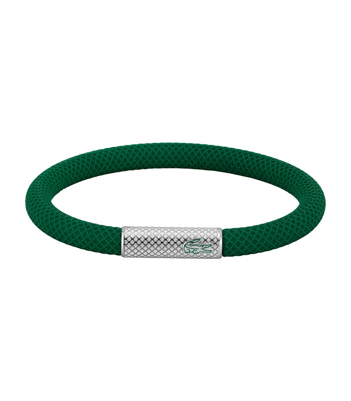 Lacoste.12.12 groen silicone armband 2040169 image number 0