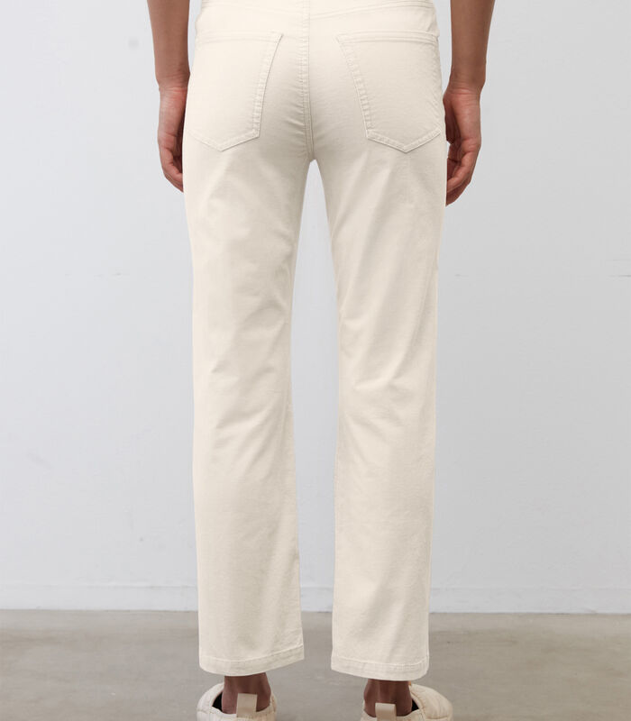 Pantalon modèle LINDE straight high waist cropped image number 2