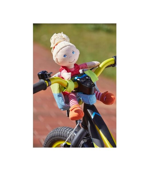 HABA Siège vélo pour poupée Prairie d'été