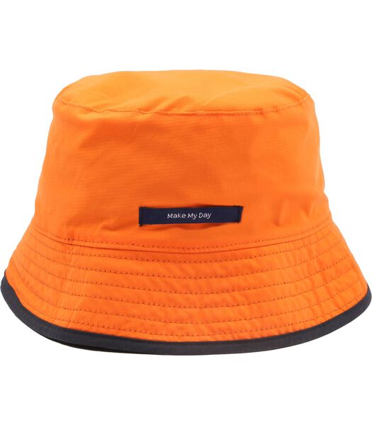 Reversible Bucket Hat Navy Oranje