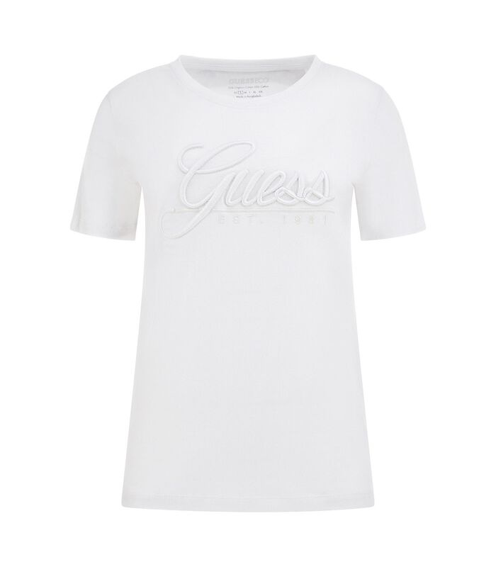 nederlaag Absoluut Garantie Shop GUESS Dames-T-shirt Script op inno.be voor 43.00 EUR. EAN:  7621701851604