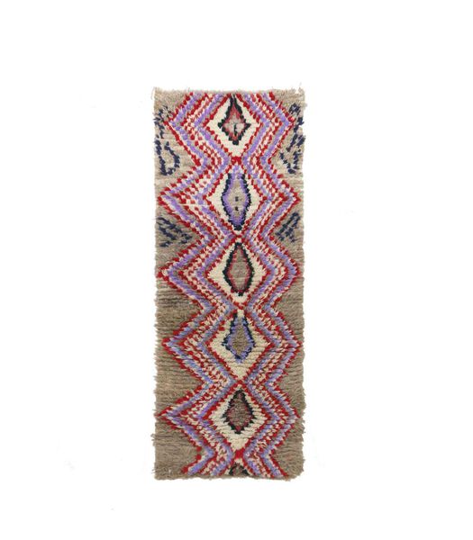Marokkaans berber tapijt pure wol 72 x 190 cm