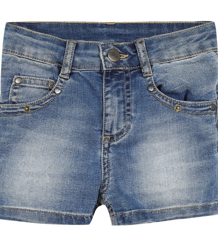Short en jean  délavé forme 5 poches image number 0