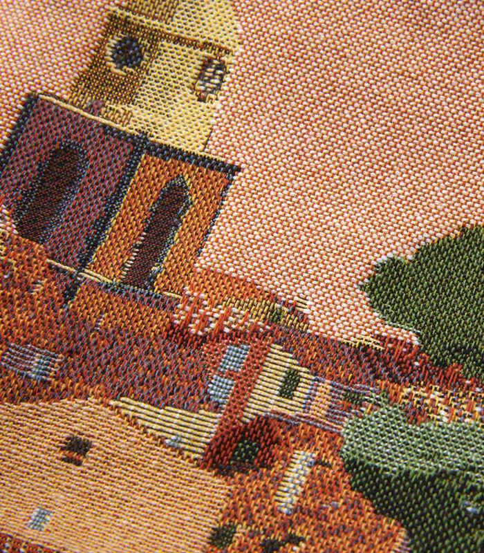 Trousse petit modèle en tapisserie de coton  , Cigales image number 3