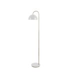 Lampadaire Dome - Blanc - 33x25x145cm image number 0