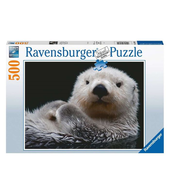 Puzzel 500 stukjes Schattige kleine otter image number 2