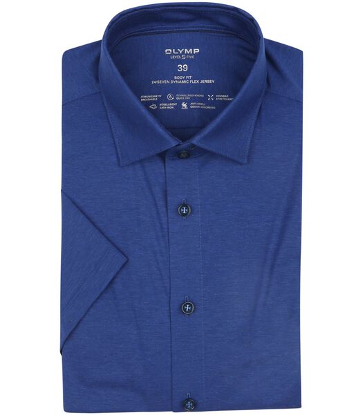 Short Sleeve Overhemd Lvl 5 Kobaltblauw