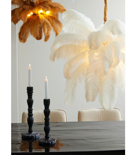 Hanglamp Feather - Wit - Ø80cm