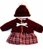 Winterkledingset voor kleine meisjespop 38 cm 3 stuks image number 0