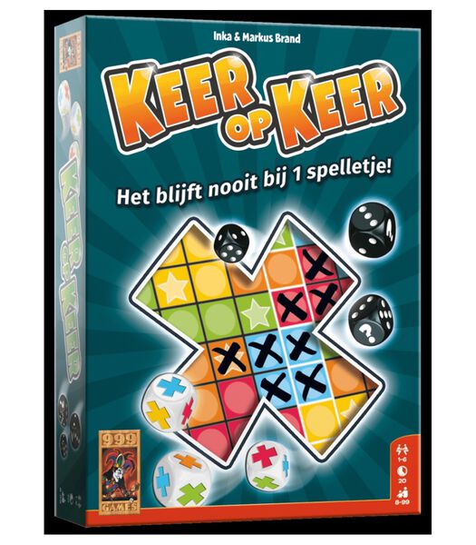999 Games Keer op keer - Dobbelspel - 8+
