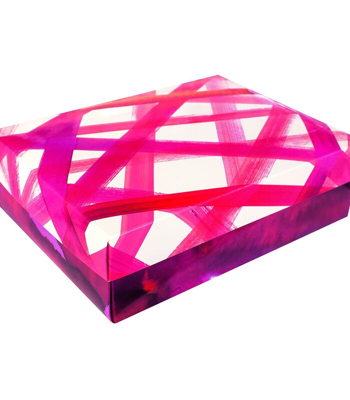 Rechthoekige geschenkdoos - Roze image number 0