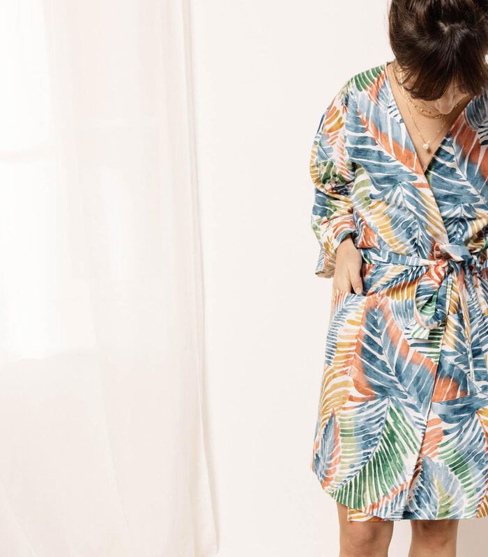 Coco Palmes - Kimono 100% COTON image number 1