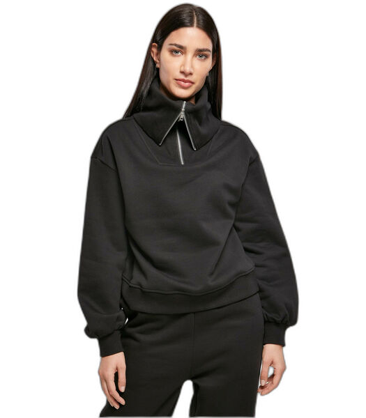 Pullover à col montant femme Oversized
