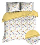 Housse de couette Butterfly Yellow Coton image number 3