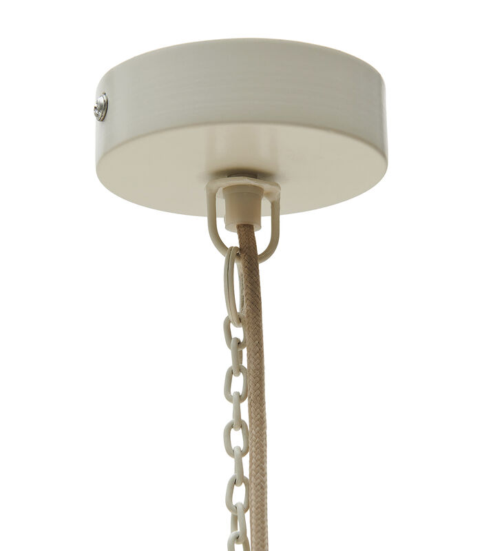 Marisol - Lampe à suspension rotin avec grand abat-jour rond en osier image number 3