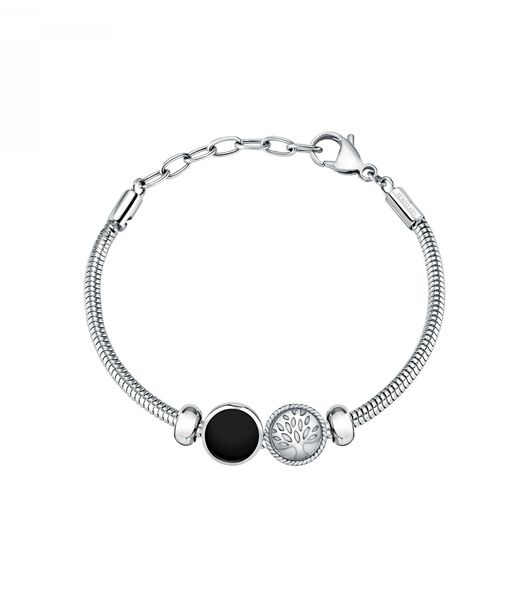 Stalen armband, emaille DROPS