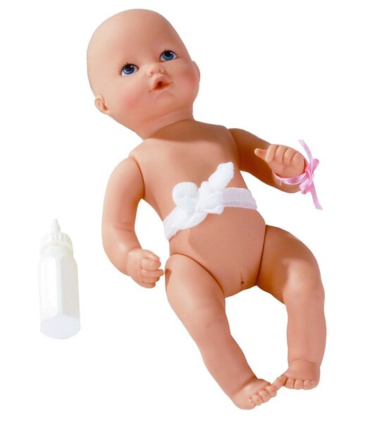 Newborn Aquini, fille, sans cheveux, yeux peints, 33 cm