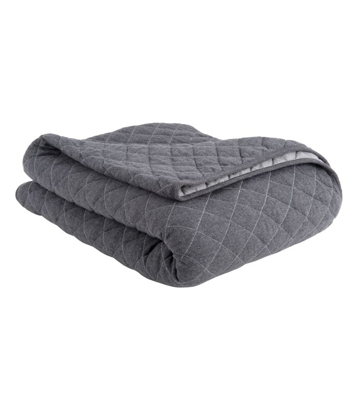 Couverture Diamonds Quilted - Gris - 170x130cm image number 2