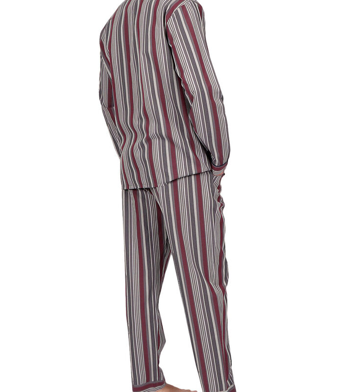 Binnenbroek pyjama Garnet Stripes grijs image number 1