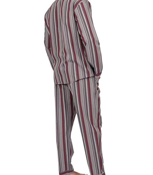 Binnenbroek pyjama Garnet Stripes grijs