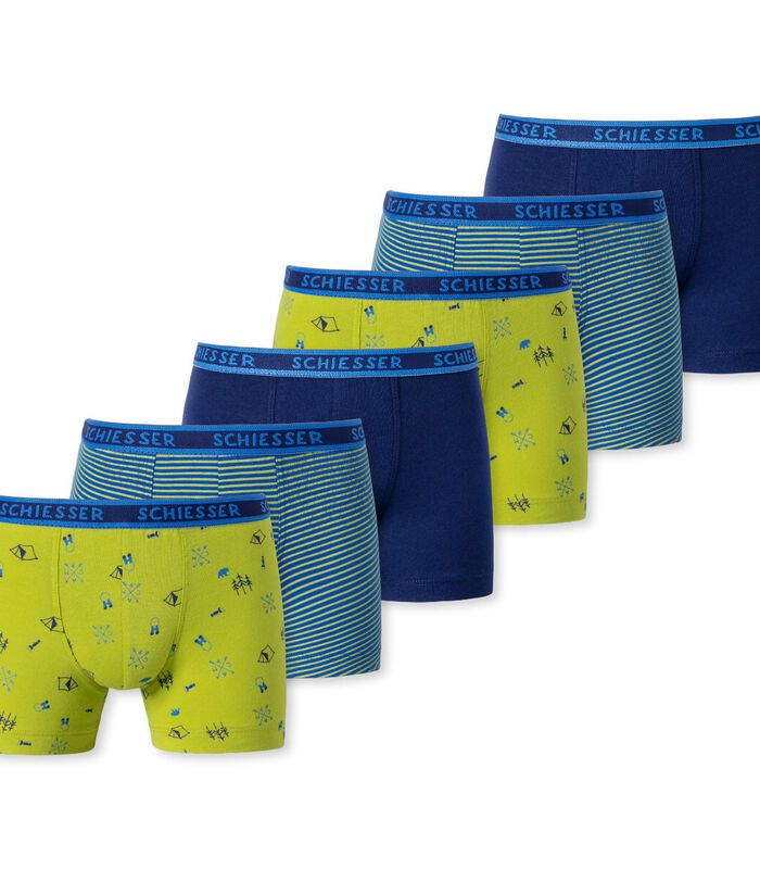 6 pack 95/5 Organic Cotton - Shorts image number 0