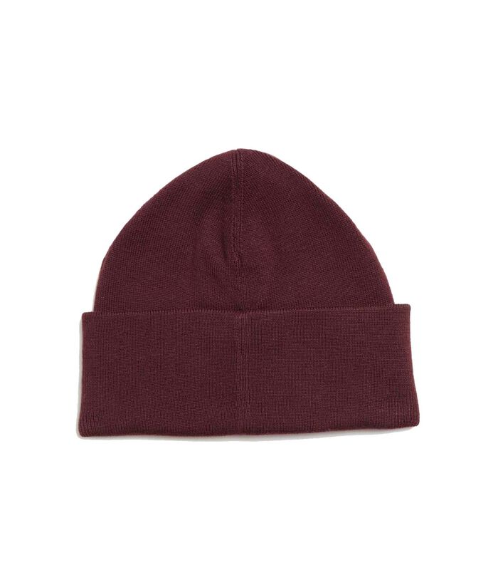 Fred Perry Grafische Beanie Bordeaux Hoofdtelefoon image number 1