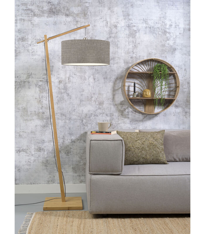 Lampadaire Andes - Bambou/Taupe - 72x47x176cm image number 1