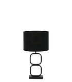 Lampe de table Lutika/Livigno - Noir - Ø30x67cm image number 0