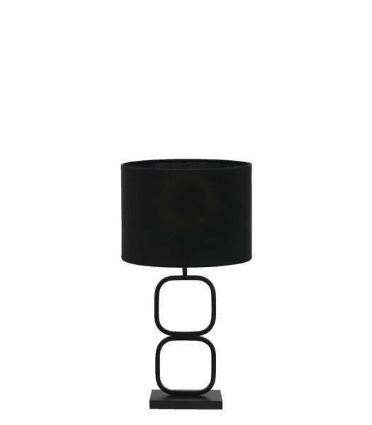 Tafellamp Lutika/Livigno - Zwart/Zwart - Ø30x67cm