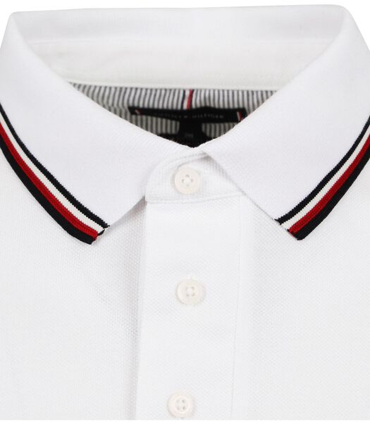Tommy Hilfiger Polo Big And Tall Blanche