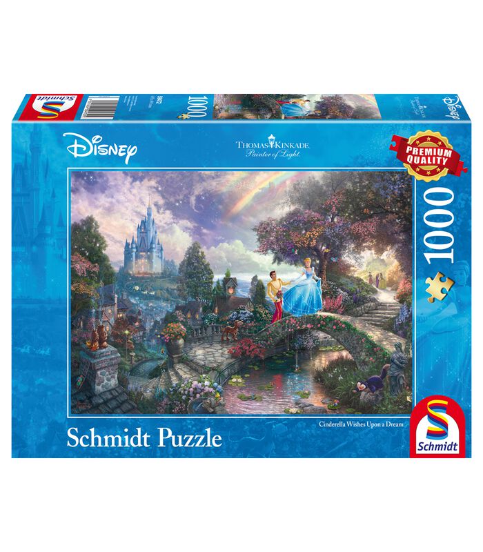 puzzel Disney Cinderella - 1000 stukjes - 12+ image number 1