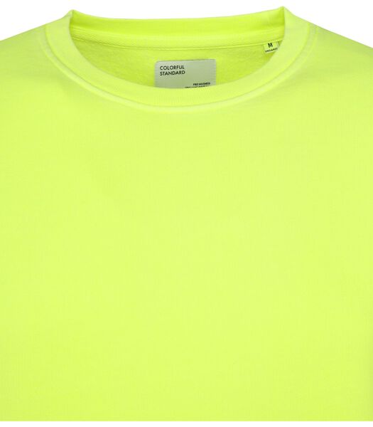 Colorful Standard Sweater Neon Geel