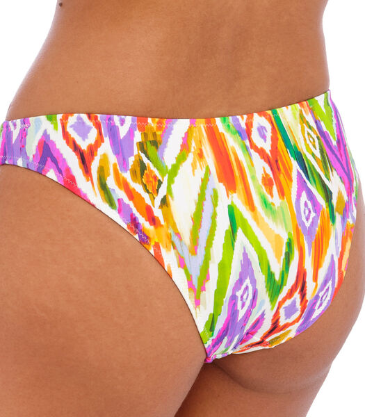 Laag uitgesneden bikinibroek met gekleurde print Tusan Beach