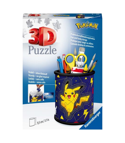 3D Puzzels Shapes Organizer Stylo Pokemon