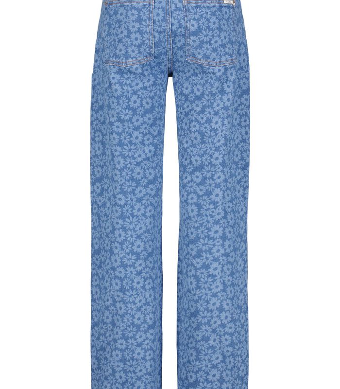 Jeans met bloemenpatroon image number 1