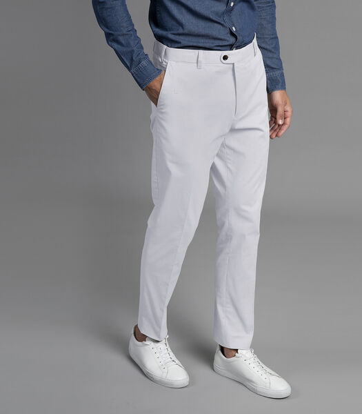 Laurent Vergne - Pantalon chino en coton - Blanc