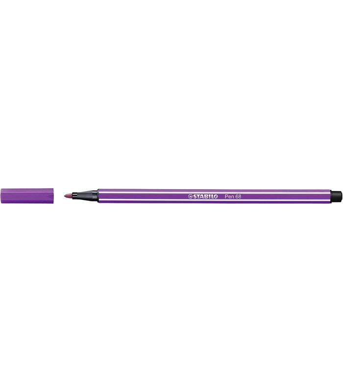 Pen 68 - premium viltstift - ColorParade - rood/blauw - met 20 kleuren image number 1
