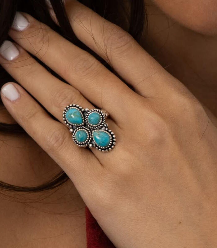 Bague "Awa Turquoise" Argent 925 image number 1