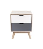 Commode Snap wood - 2 tiroirs - 42x36x51cm image number 0