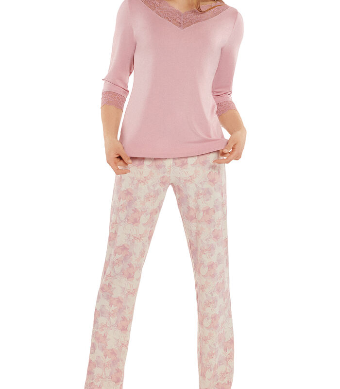 Pyjama top met driekwart mouwen Isabelle image number 2