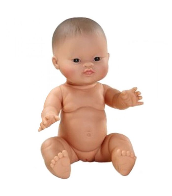 Gordi Babypop Meisje Amandelogen - 34 cm image number 1