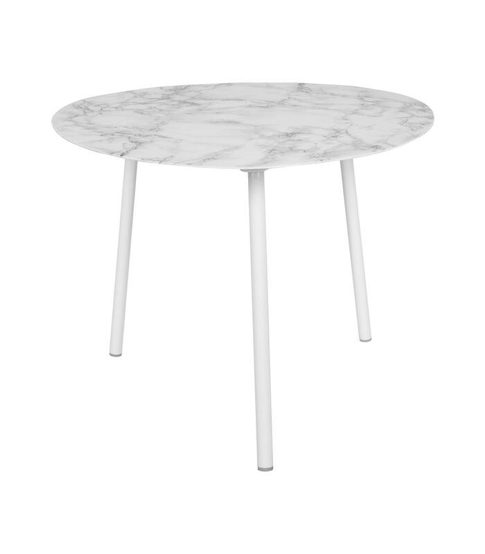 Table d'appoint Ovoid - Blanc - 67x60x42 cm image number 2