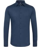 Desoto Overhemd Strijkvrij Modern Kent Indigo Blauw image number 0