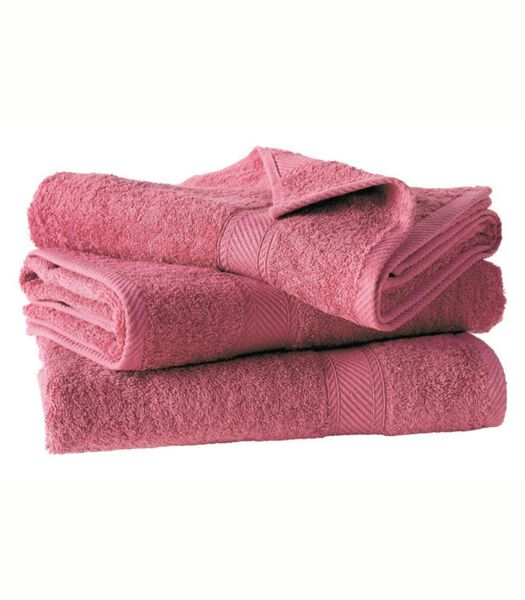 3 serviettes de bains Hélène carmine