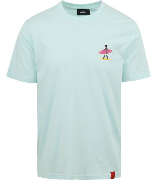 T-Shirt Surf Mintgroen
